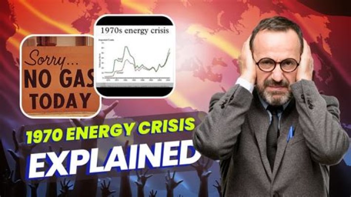 What caused the energy crisis in the 1970s?