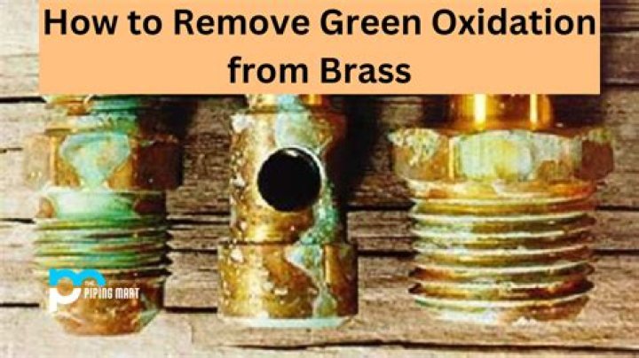 What causes brass oxidation?
