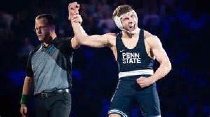 What channel is the Penn State wrestling match on?