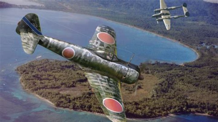 What color were Japanese planes in ww2?