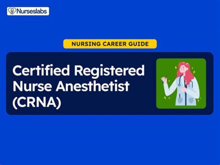 What degree do you need to be a certified registered nurse anesthetist