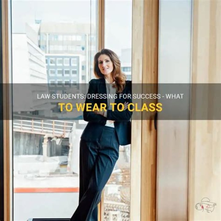 What do law students wear to class