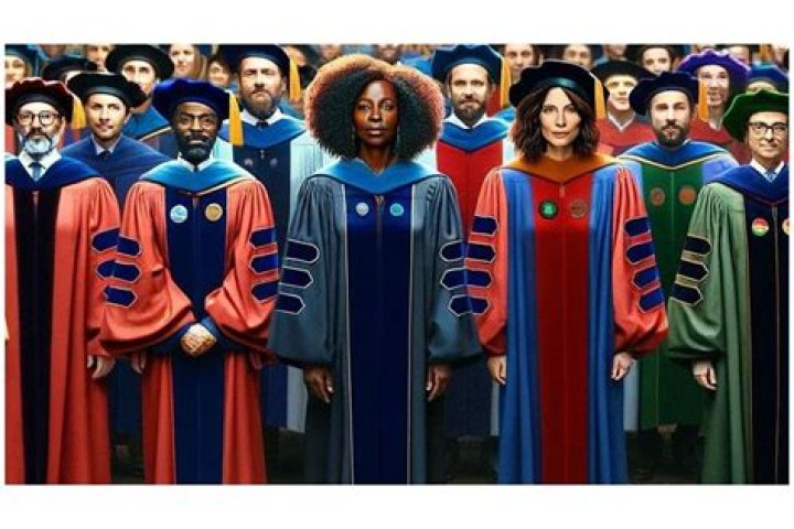 What do the colors of doctoral robes mean?
