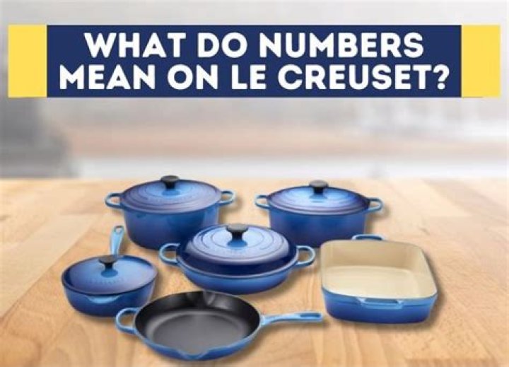 What do the numbers on Le Creuset mean?