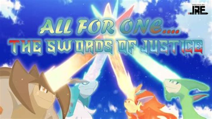 What do the swords of justice represent?