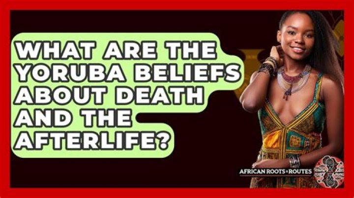 What do the Yoruba believe about death?