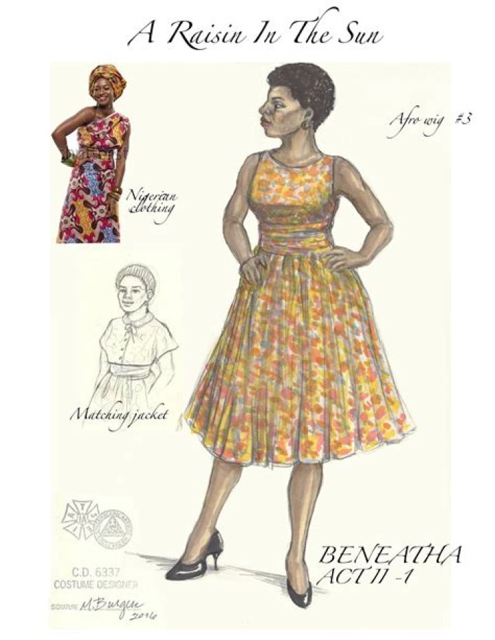 What does Asagai say about beneatha's hair?