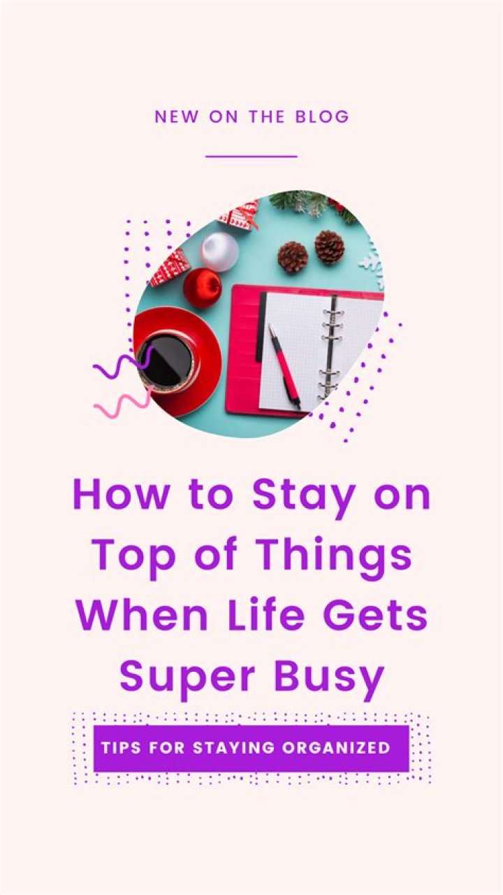 What does keeping myself busy mean?