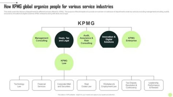 What does KPMG do in the US?