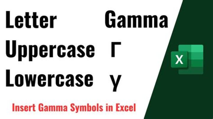 What does lower case gamma mean?