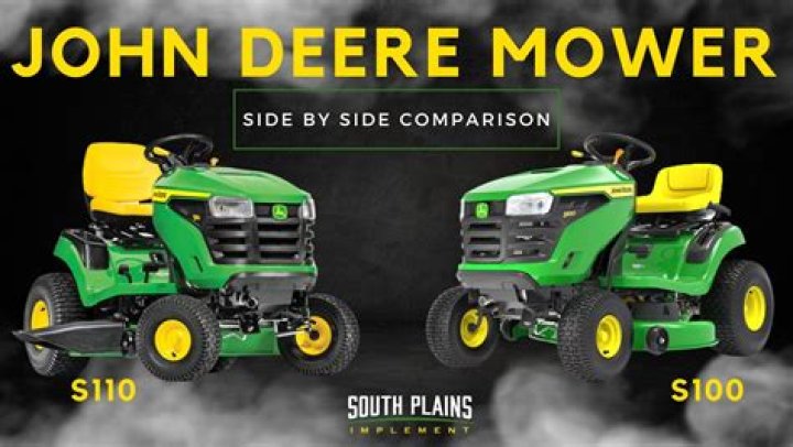 What engine is in a John Deere s100?