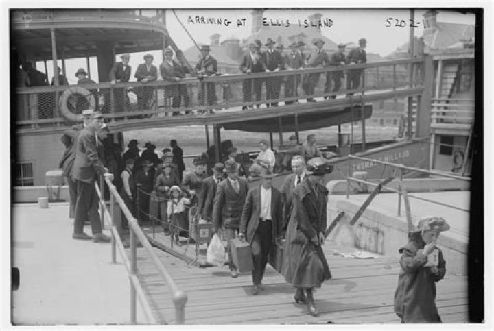 What happened when immigrants arrived at Ellis Island?