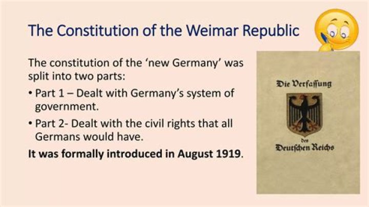 What has the Indian constitution borrowed from the Weimar Constitution of Germany?