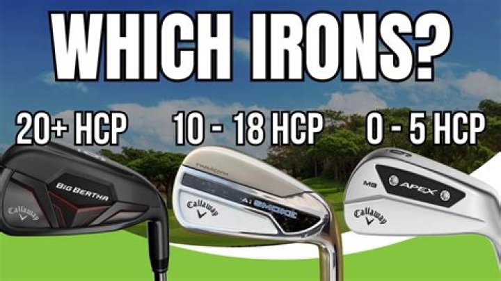 What irons should a 15 handicap play?