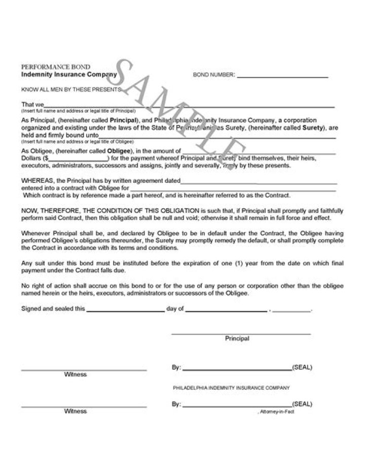 What is a bond agreement?
