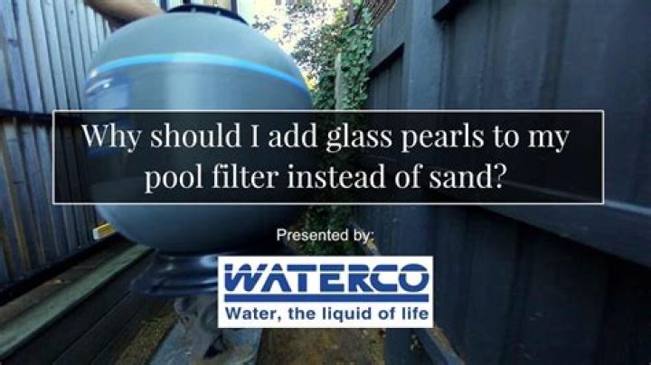 What is a glass pool filter