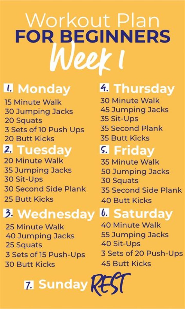 What is a good workout routine for beginners?