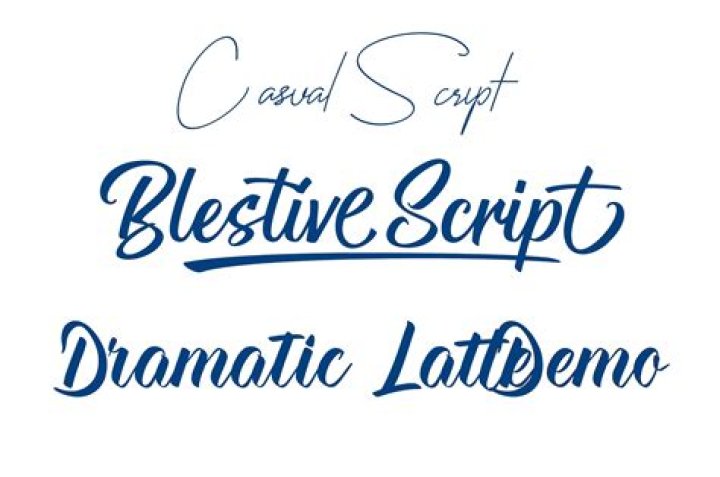 What is a script font?