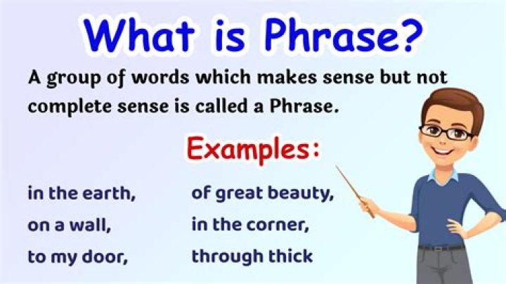What is a six word phrase?