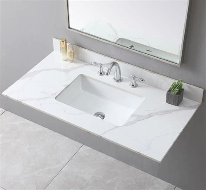 What is acrylic vanity top