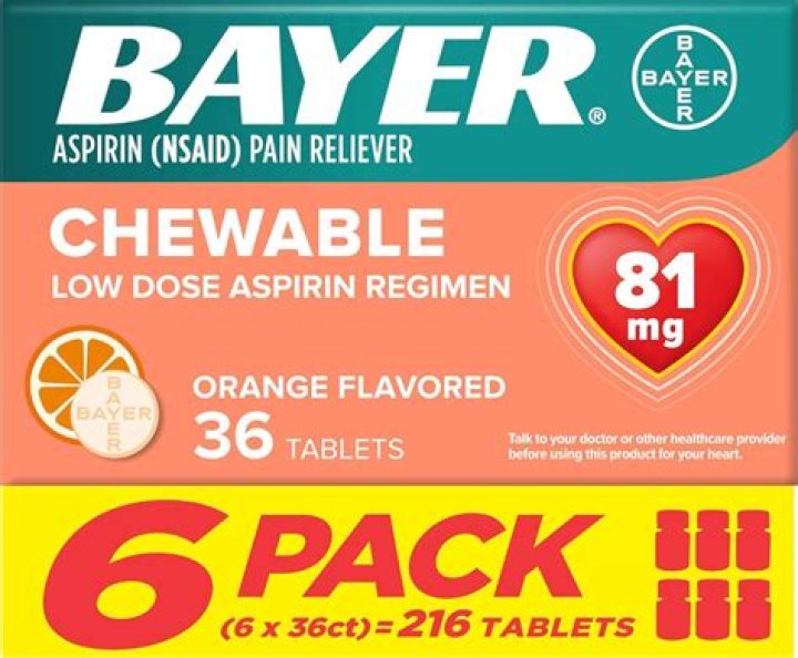 What is aspirin EC 81 mg used for?
