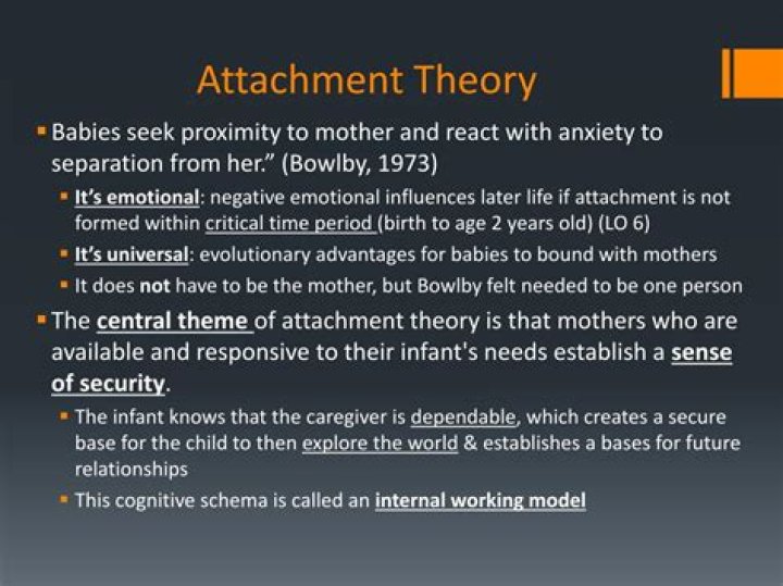 What is attachment theory psychology