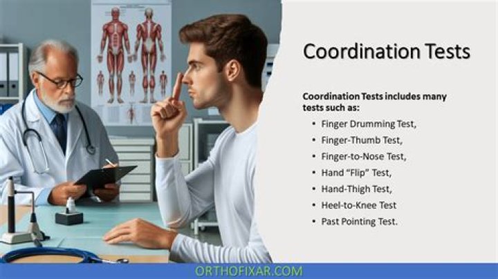 What is coordination testing?