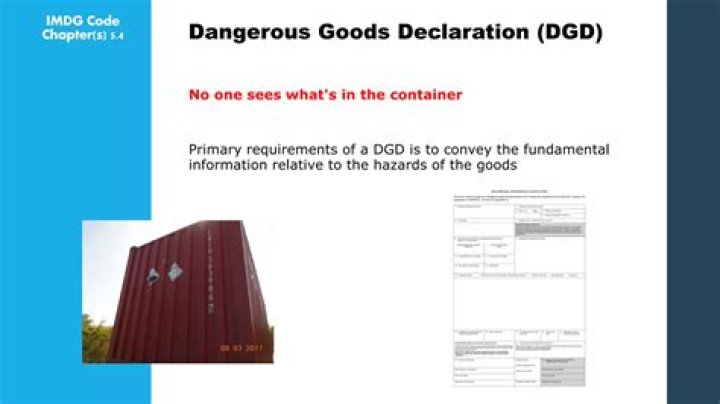 What is Dgd declaration?