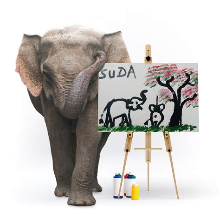 What is elephant painting called?