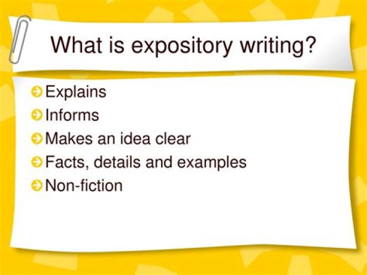 What is expository writing PPT?