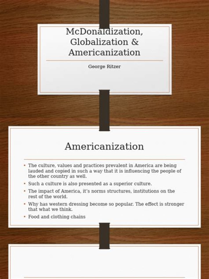 What is globalization Americanization?