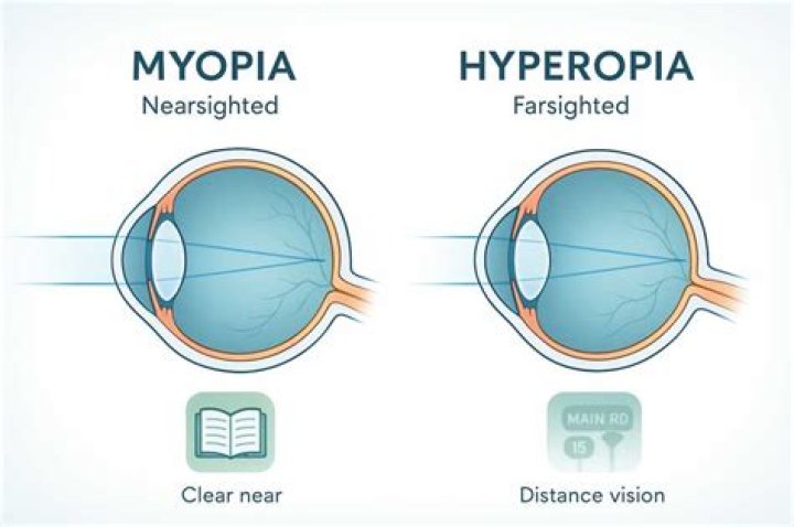 What is meant by myopic shift?