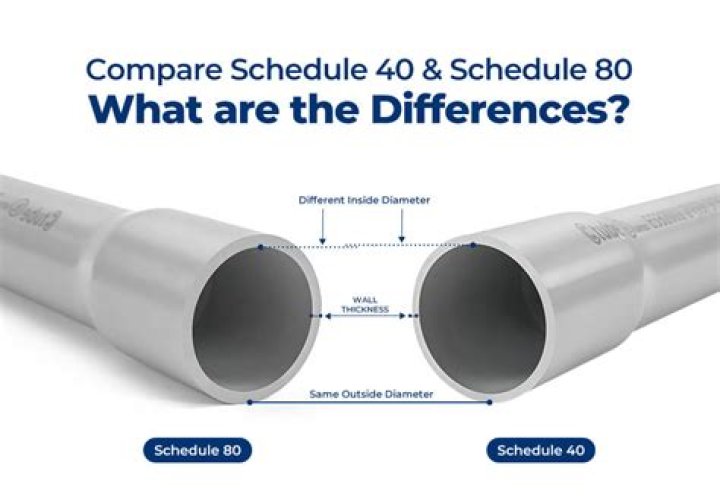 What is Schedule 40 PVC pipe used for?