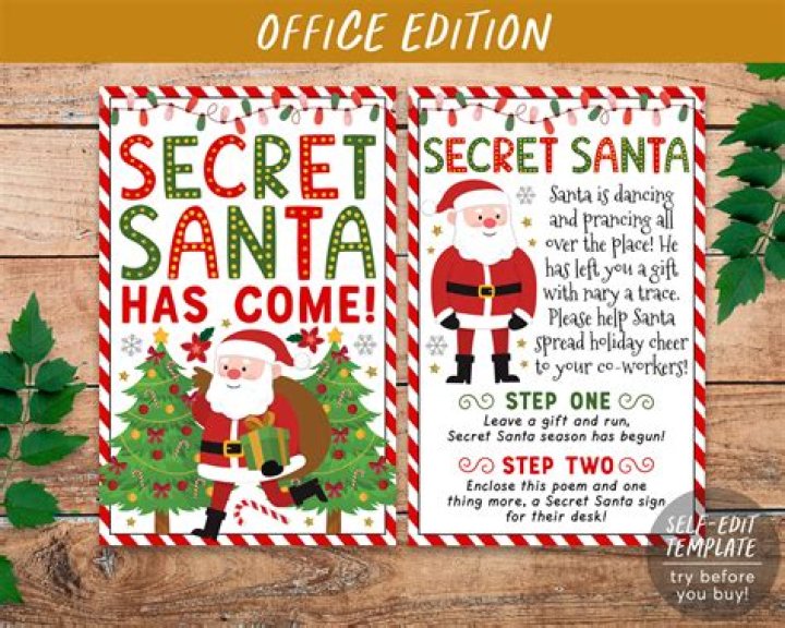 What is Secret Santa rules?