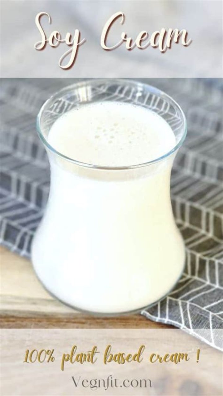 What is soy cream?