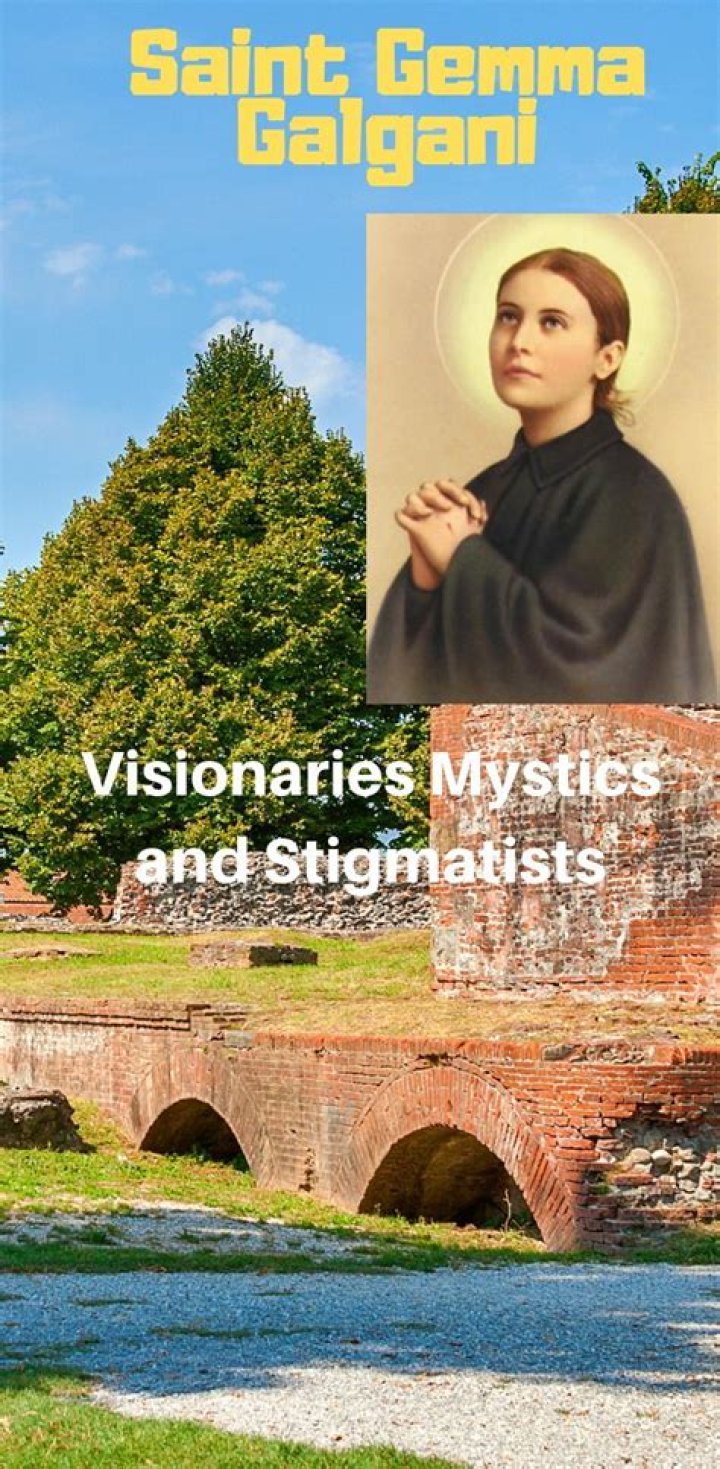 What is St Gemma Galgani the patron saint of?