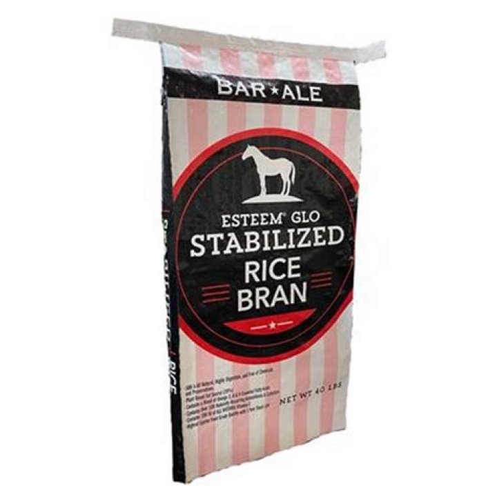 What is stabilized rice bran for horses