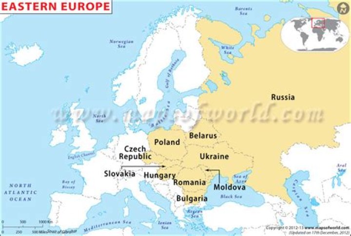 What is technically Eastern Europe?