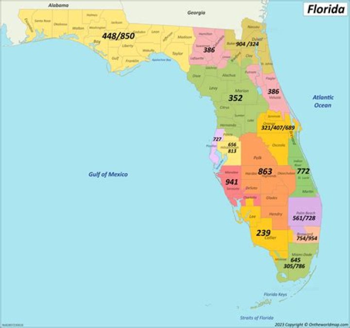What is the area code for Cape Canaveral Florida?