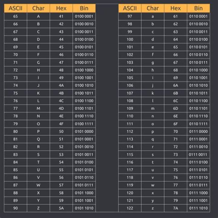 What is the Ascii code for 9 in binary?
