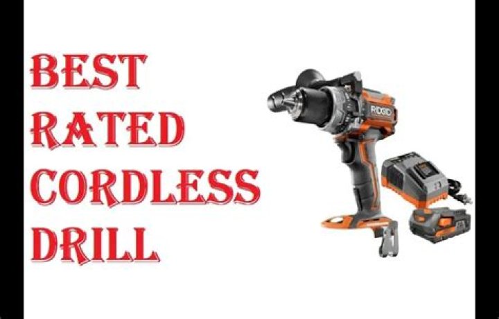 What is the best rated cordless drill?