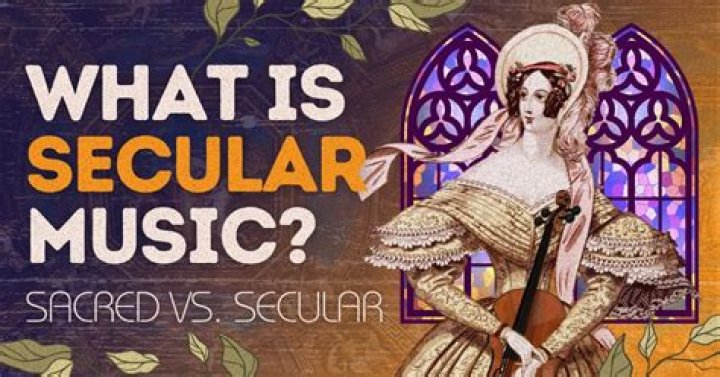 What is the difference between liturgical and secular music?