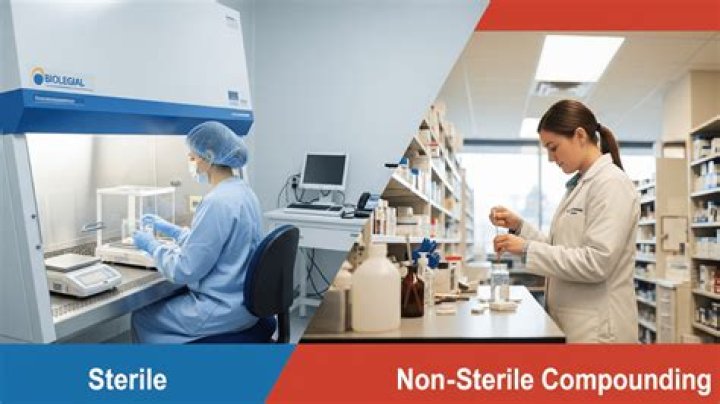 What is the difference between sterile and non sterile compounding