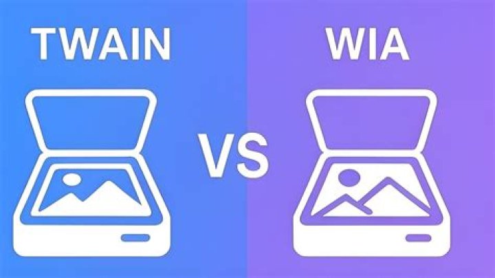 What is the difference between TWAIN and WIA?