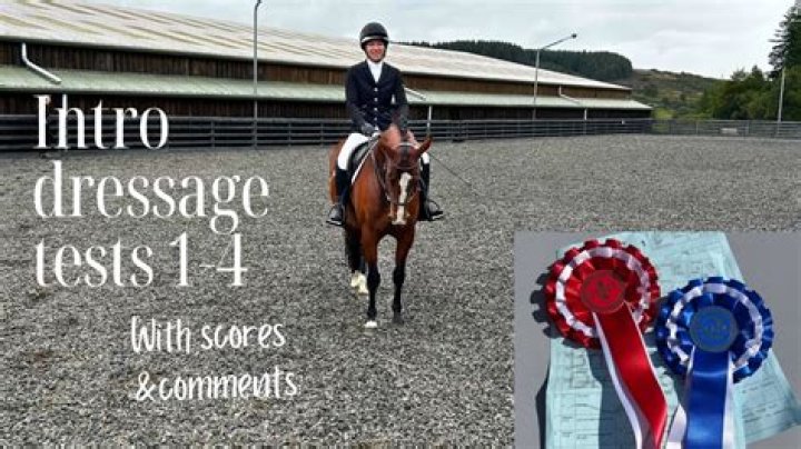 What is the easiest dressage test?