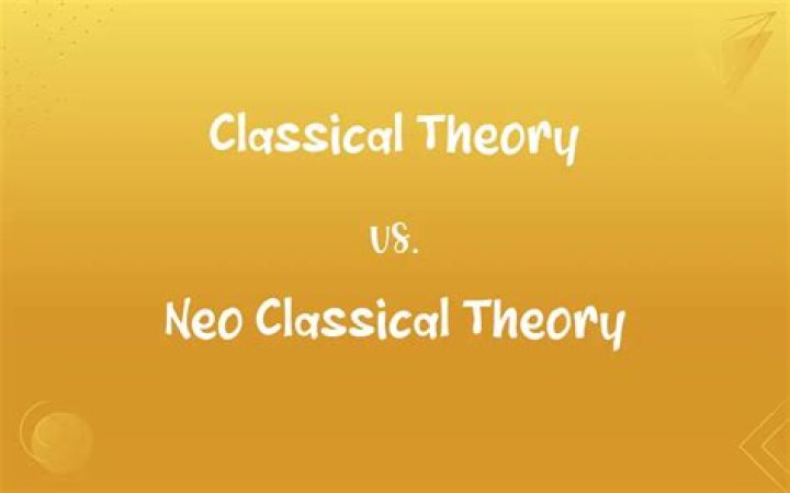 What is the example of neo classical theory?
