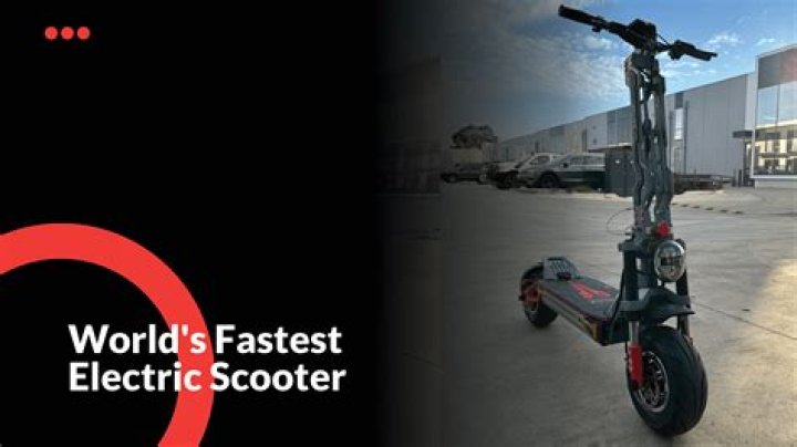 What is the fastest electric scooter in Australia?
