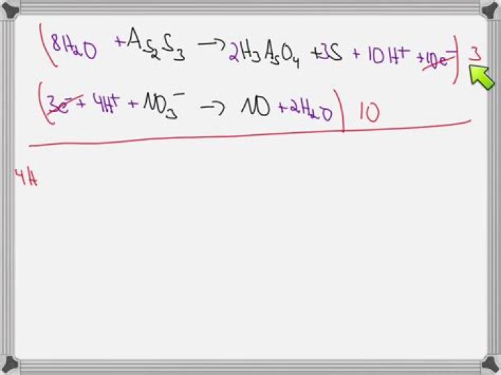 What is the formula for H3AsO4?