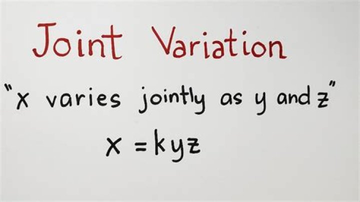 What is the formula for varies jointly?