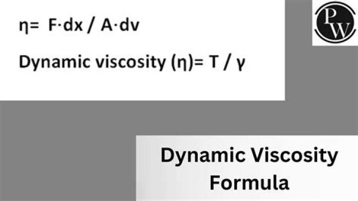 What is the formula of kinematic viscosity?